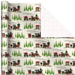 Hallmark Old-Fashioned Christmas 3-Pack Wrapping Paper, 120 Sq. Ft. -Hallmark Shop OldFashioned Christmas 3Pack Wrapping Paper 5JXW1077 07
