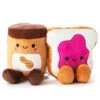 Hallmark Better Together Peanut Butter And Jelly Magnetic Plush, 5" -Hallmark Shop Peanut Butter Jar and Bread With Jelly Magnetic Plush 1KID1641 01