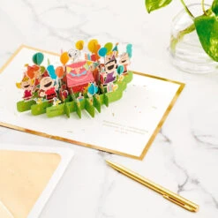 Hallmark Peanuts® Gang Celebrating You 3D Pop-Up Birthday Card -Hallmark Shop Peanuts Gang Snoopy 3D PopUp Birthday Card 1499LAD2739 08