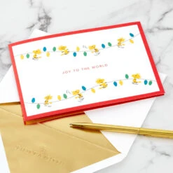 Hallmark Peanuts® Snoopy Joy To The World 3D Pop-Up Christmas Card -Hallmark Shop Peanuts Snoopy and Woodstock 3D PopUp Christmas Card 1499IXC8994 06