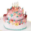 Hallmark Every Good Thing Floral Cake 3D Pop-Up Birthday Card 2 Hallmark Every Good Thing Floral Cake 3D Pop-Up Birthday Card -Hallmark Shop Pink Cake and Flowers 3D PopUp Birthday Card for Her 1299LAD2886 01