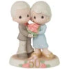 Precious Moments Fifty Golden Years Together Figurine, 5.1" -Hallmark Shop Precious Moments 50th Anniversary Figurine 223019 01