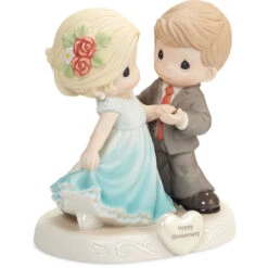 Precious Moments Couple Dancing Figurine, 5.25" 8 Precious Moments Couple Dancing Figurine, 5.25" -Hallmark Shop Precious Moments Couple Dancing Figurine 202005 03
