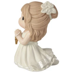Precious Moments First Communion Kneeling Girl Mini Figurine, 4" -Hallmark Shop Precious Moments First Communion Girl Figurine 202017 03