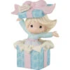 Precious Moments Wishing You Many Birthday Surprises Figurine, 5.3" -Hallmark Shop Precious Moments Girl Popping out of Birthday Present Figurine 222012 01