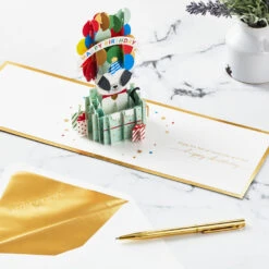 Hallmark It's Your Day Puppy In Present 3D Pop-Up Birthday Card 15 Hallmark It's Your Day Puppy In Present 3D Pop-Up Birthday Card -Hallmark Shop Puppy in a Present 3D PopUp Birthday Card 1299LAD2883 06