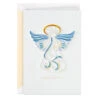 Hallmark Peace On Earth Angel Quilled Paper Handmade Christmas Card -Hallmark Shop Quilled Paper Peace Angel Handmade Christmas Card 1299IXC7334 01
