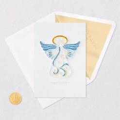 Hallmark Peace On Earth Angel Quilled Paper Handmade Christmas Card 14 Hallmark Peace On Earth Angel Quilled Paper Handmade Christmas Card -Hallmark Shop Quilled Paper Peace Angel Handmade Christmas Card 1299IXC7334 05