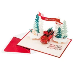 Hallmark Joy To You 3D Pop-Up Christmas Card 13 Hallmark Joy To You 3D Pop-Up Christmas Card -Hallmark Shop Red Truck 3D PopUp Christmas Card 1299IXC7122 02