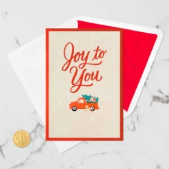 Hallmark Joy To You 3D Pop-Up Christmas Card 17 Hallmark Joy To You 3D Pop-Up Christmas Card -Hallmark Shop Red Truck 3D PopUp Christmas Card 1299IXC7122 06