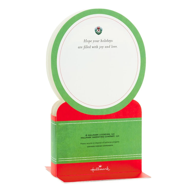 Hallmark Red Truck Snow Globe Musical 3D Pop-Up Christmas Card With Motion 4 Hallmark Red Truck Snow Globe Musical 3D Pop-Up Christmas Card With Motion - Image 2