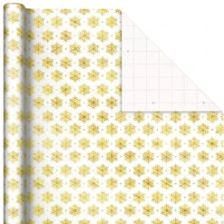 Hallmark Christmas Gift Wrap Kit With Wrapping Paper, Bows, Ribbons And Tags -Hallmark Shop RedWhiteGreen 3Roll Holiday Wrapping Paper Set 5JXW1200 04