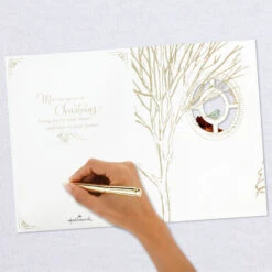 Hallmark Spirit Of Christmas Musical 3D Pop-Up Christmas Card With Light -Hallmark Shop Santa Shadow Box 3D PopUp Music Light Christmas Card 1099XOD4034 08