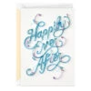 Hallmark Happily Ever After Quilled Paper Handmade Wedding Card -Hallmark Shop Script Letters Quilled Paper Handmade Wedding Card 1299LAD9615 01