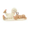 Enesco Snowbabies Everyone's A Reindeer Figurine, 2.95" -Hallmark Shop Snowbabies Everyones a Reindeer Figurine 6012332 01