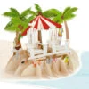 Hallmark Tropical Beach Scene 3D Pop-Up Anniversary Card -Hallmark Shop Tropical Beach Scene 3D PopUp Anniversary Card 1299LAD2773 01