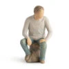 Willow Tree My Guy Figurine, 6" -Hallmark Shop Willow Tree Man Sitting Figurine 28042 01