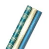 Hallmark Winter Glow 3-Pack Christmas Wrapping Paper Assortment, 80 Sq. Ft. -Hallmark Shop Winter Glow Christmas Wrapping Paper Assortment 5JXW1060 01