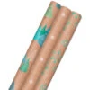 Hallmark Winter Nature Kraft Prints 3-Pack Christmas Wrapping Paper, 90 Sq. Ft. -Hallmark Shop Winter Nature 3Pack Christmas Wrapping Paper 5JXW1051 01